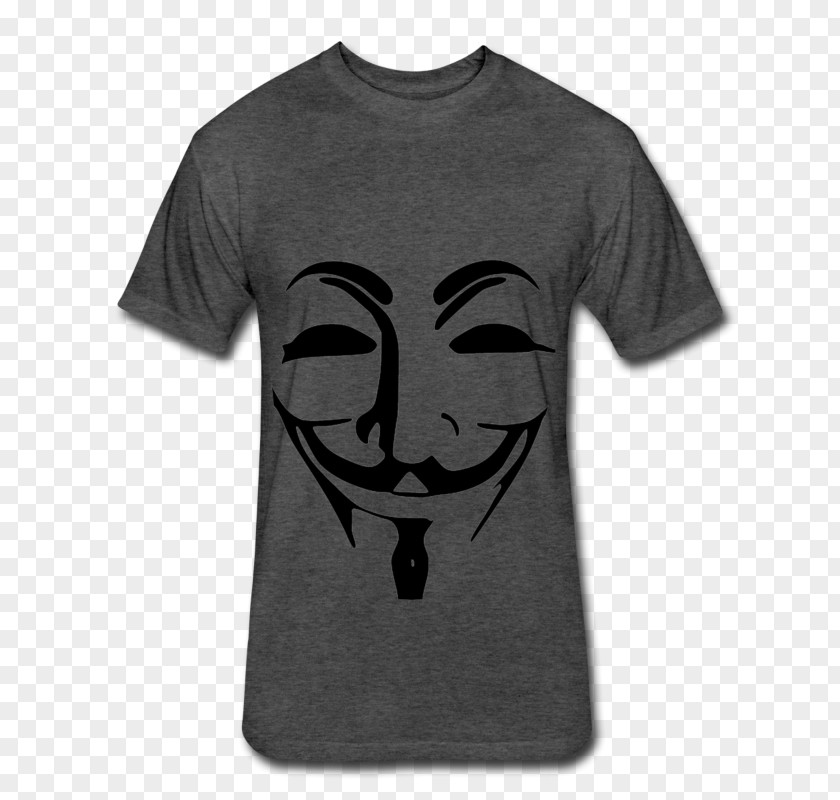 Anonymous We Are Legion T-shirt YouTube Disc Jockey PNG
