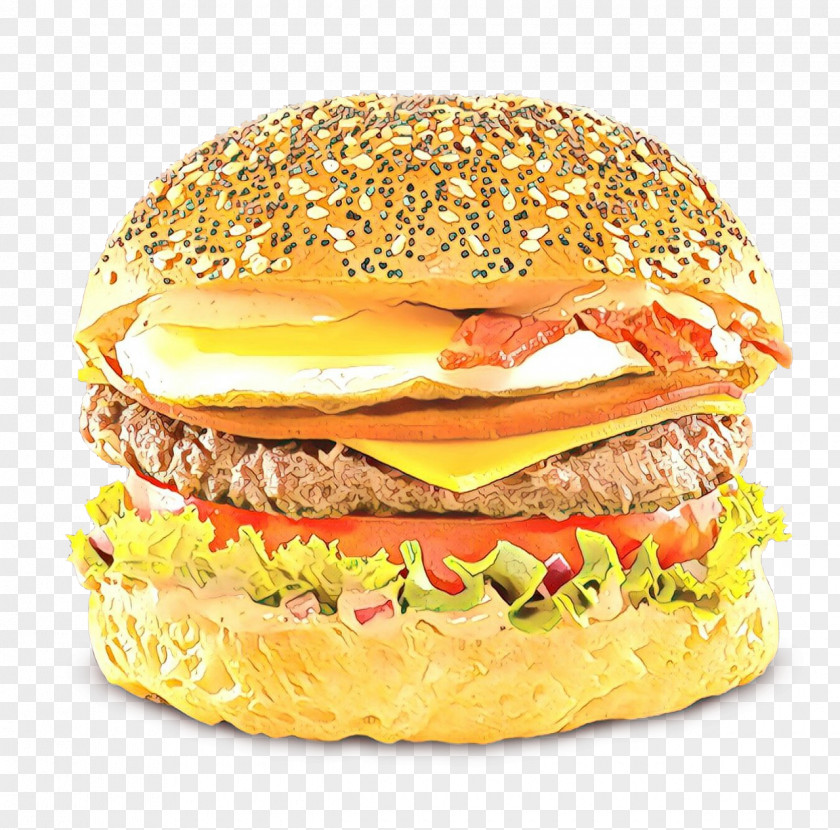 Cheddar Cheese Baconator Junk Food Cartoon PNG