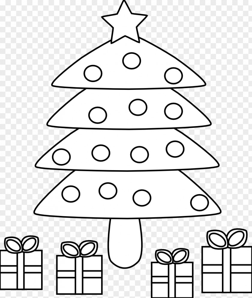 Christmas Tree Line Art Point Angle PNG