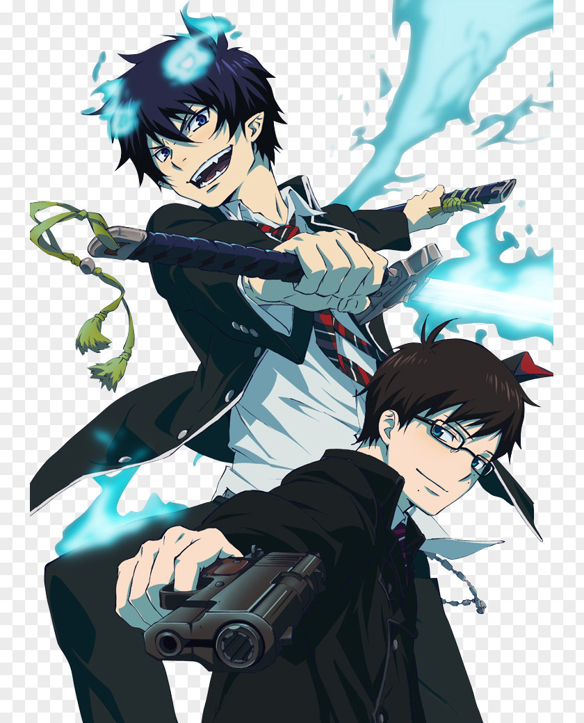 Demon Rin Okumura Yukio Blue Exorcist PNG