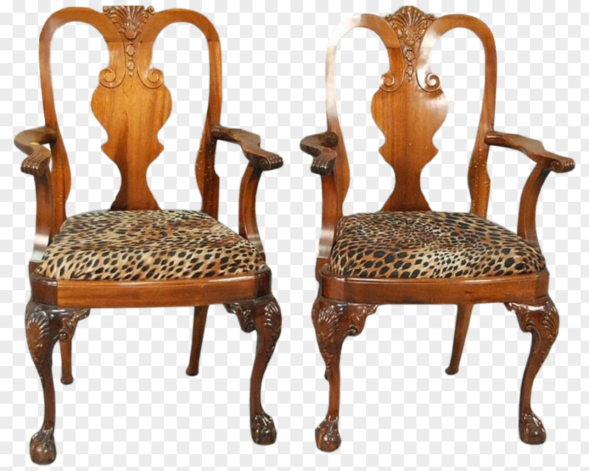 Leopard Print Chair Table Animal Pillow PNG