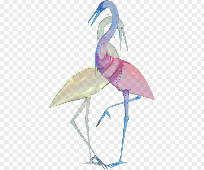 Stork Crane Bird Beak Feather PNG