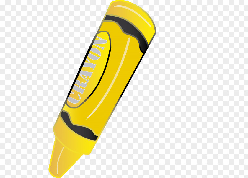 Yellow Cliparts Crayon Clip Art PNG