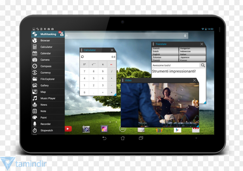 Android Tablet Computers Computer Multitasking Software PNG