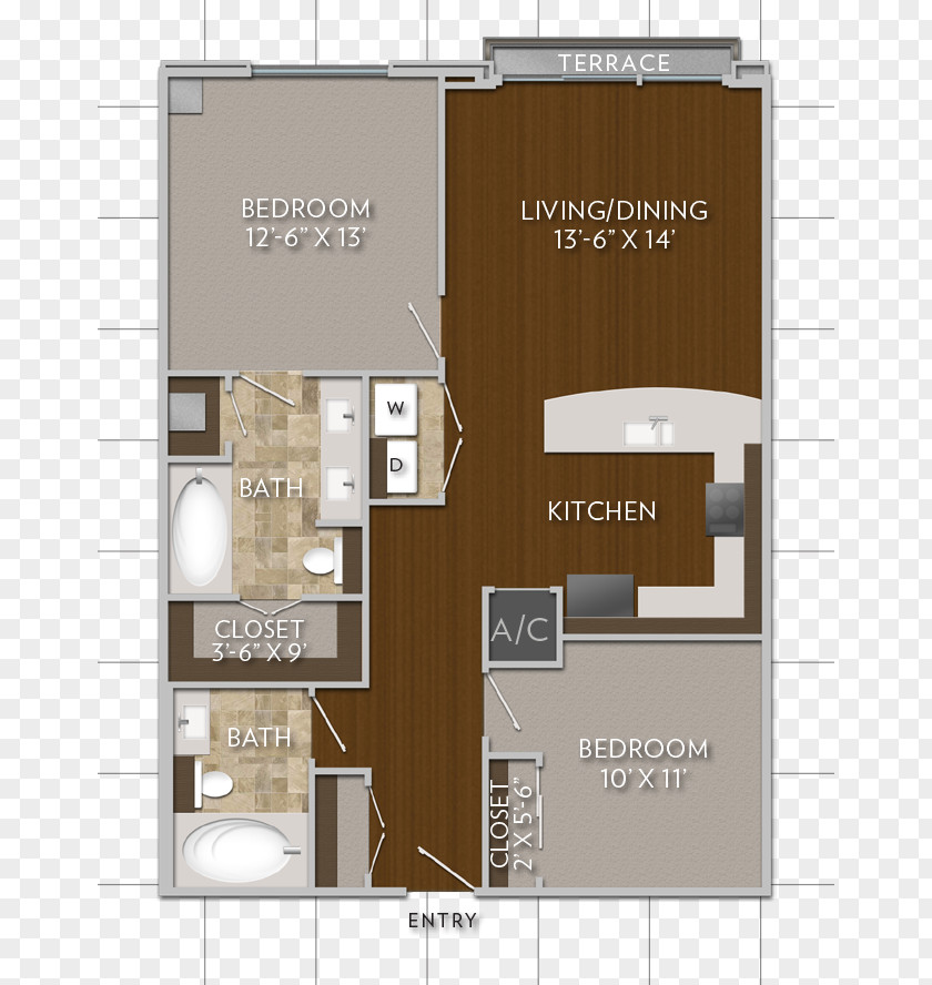Apartment Floor Plan Storey Bedroom PNG