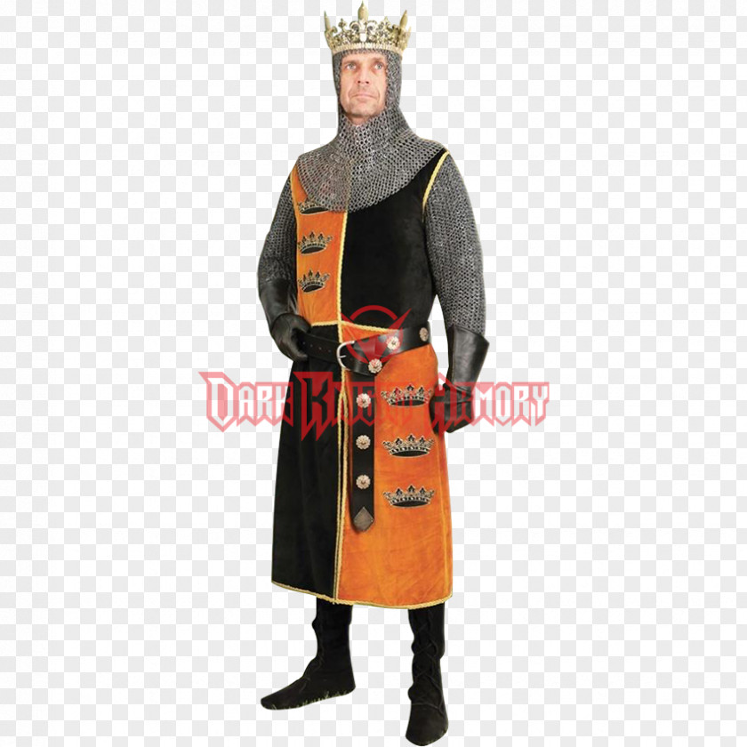 Knight Robe King Arthur Tunic Costume PNG