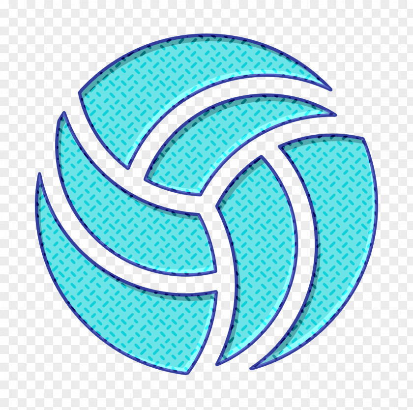 Volleyball Icon Team Sport Equipment PNG