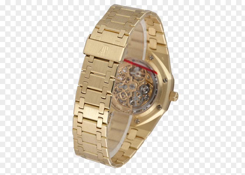 Yellow Strap Gold Watch PNG