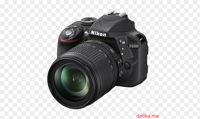 Camera Lens Nikon D3300 AF-S DX Nikkor 55-300mm F/4.5-5.6G ED VR Digital SLR PNG