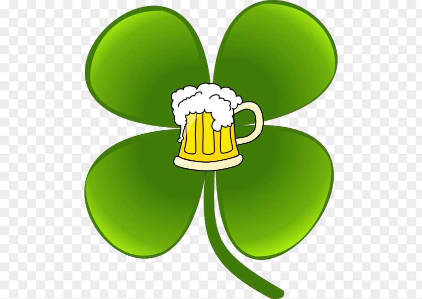 Saint Patrick's Day Shamrock Four-leaf Clover Clip Art PNG