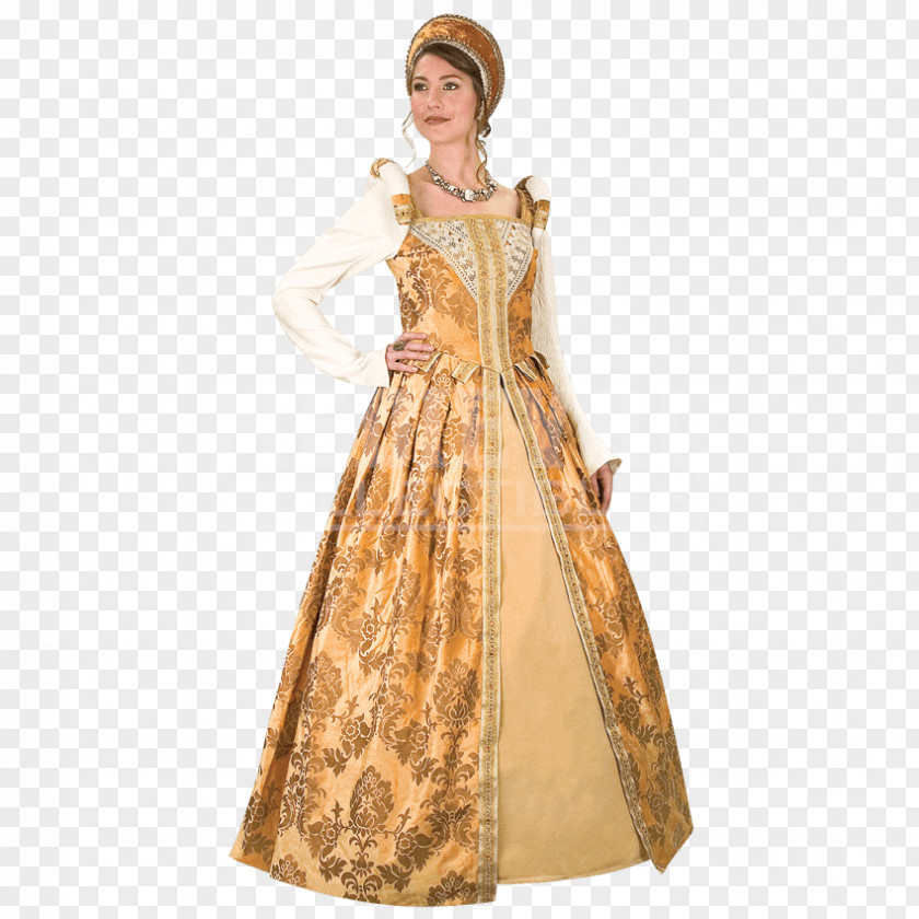 Dresses Renaissance Middle Ages Clothing Gown Wedding Dress PNG