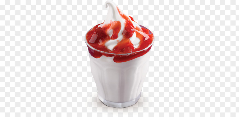 Ice Cream McDonald's Strawberry Sundae McFlurry Cones PNG