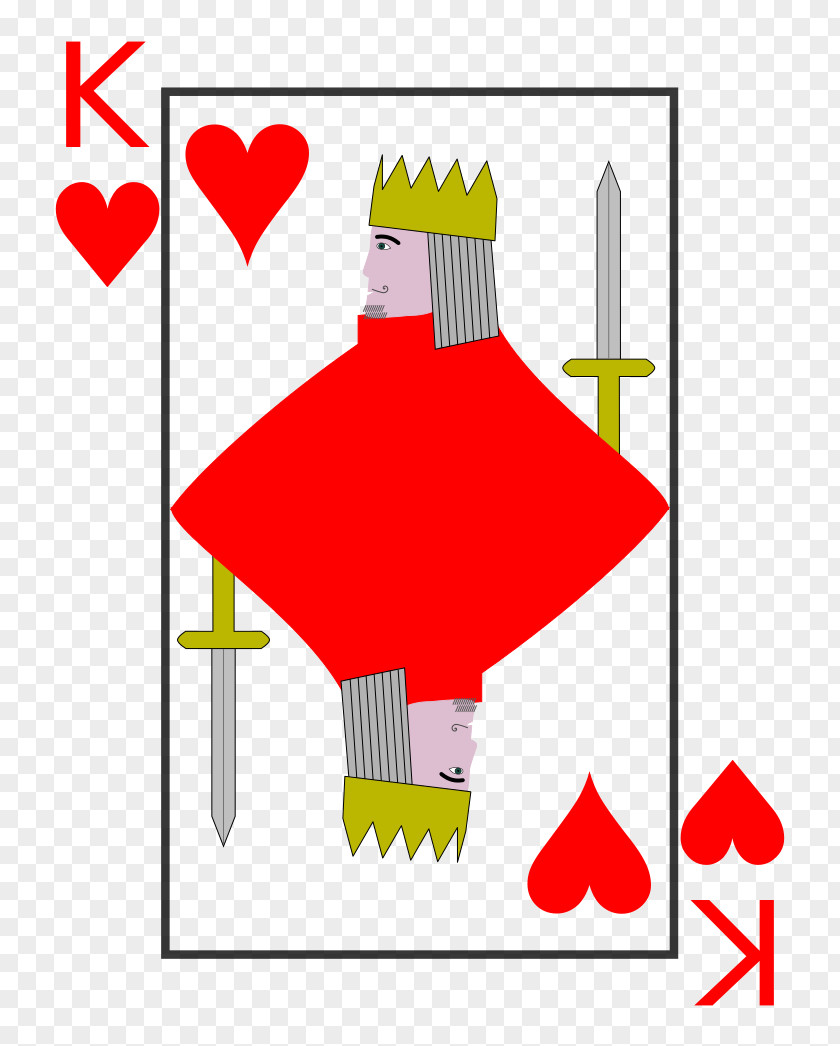 King Playing Card Ace Queen Spades PNG