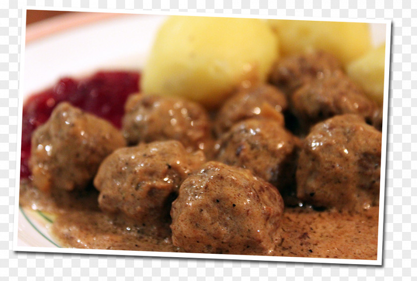 MEAT BALL Meatball Kofta Frikadeller Gravy Recipe PNG