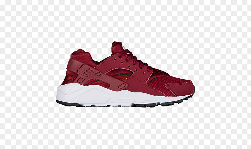 Nike Huarache Sports Shoes Maroon PNG