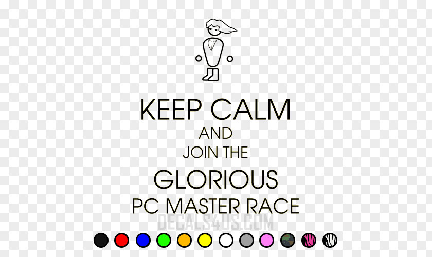 Steam Bun PC Master Race Personal Computer Keep Calm And Carry On Game PNG