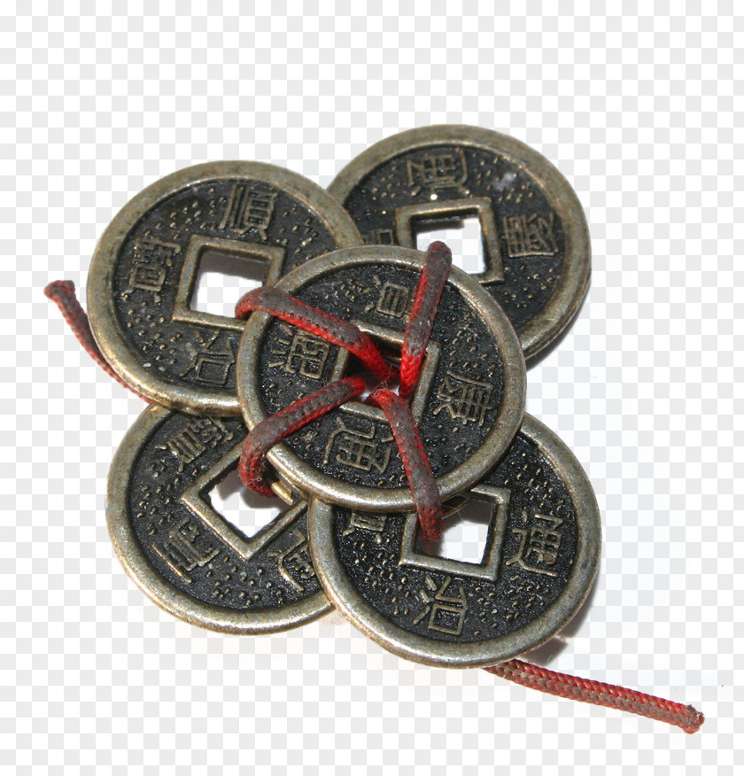 Wear With Coins I Ching Feng Shui Luck Jin Chan Bagua PNG