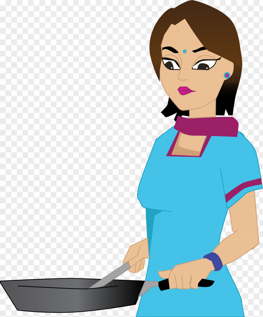 Cooking Pot Woman Chef Female Clip Art PNG