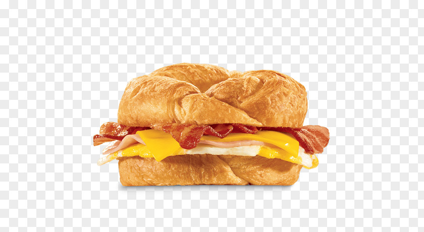 Croissant Sandwich Breakfast Jack In The Box Cheeseburger PNG