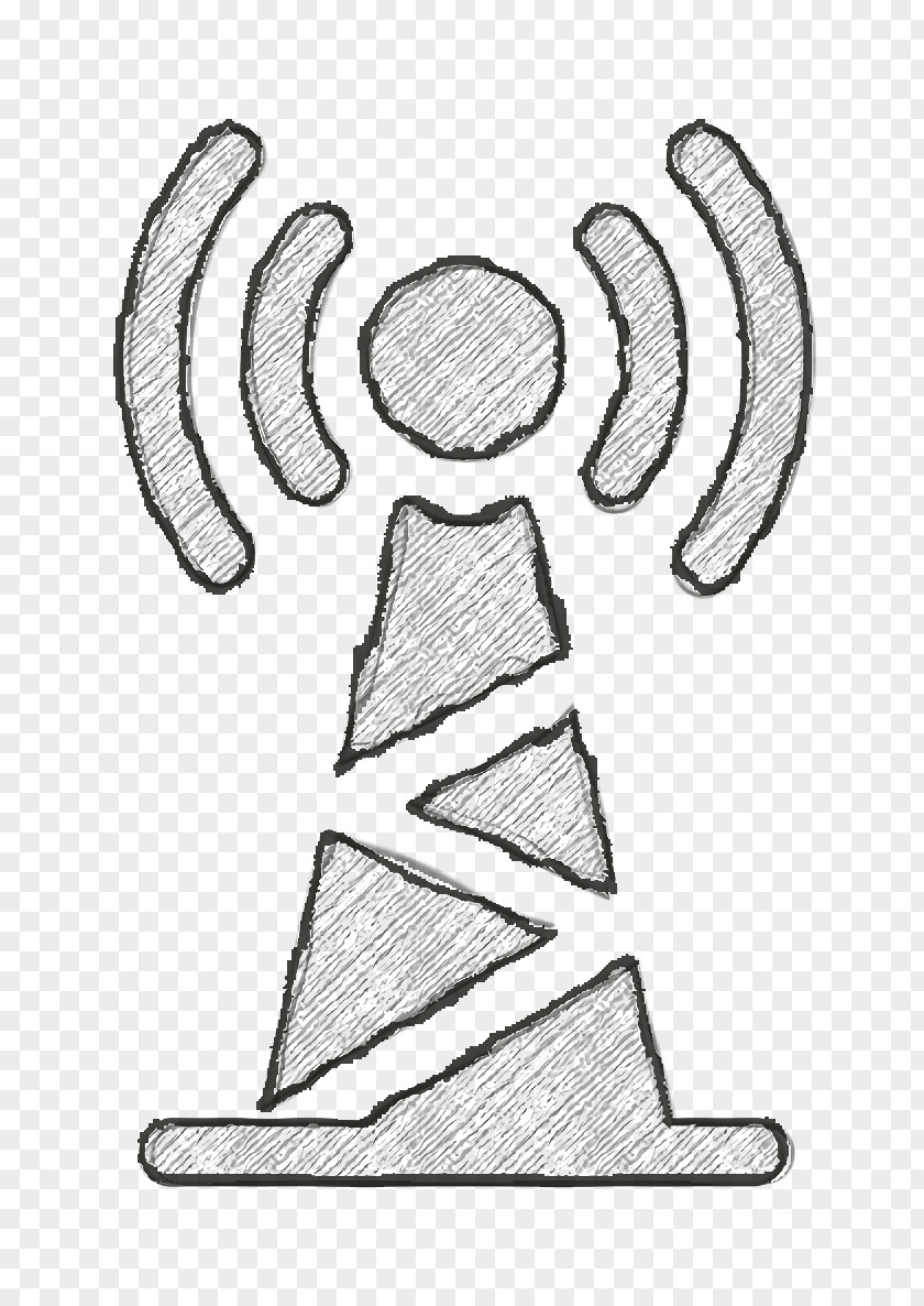 Radar Icon Signal Tower Phone PNG