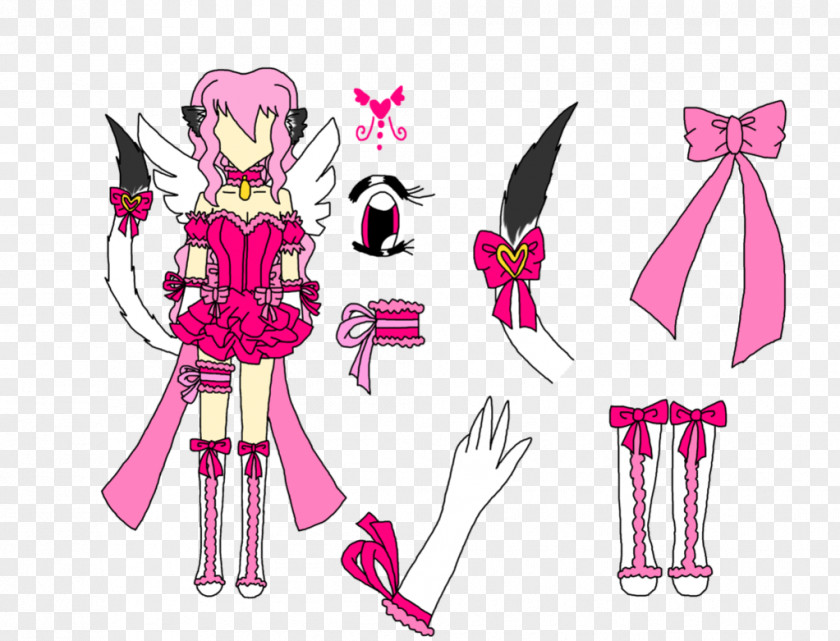 Siberian Crane Pink M Character Clip Art PNG
