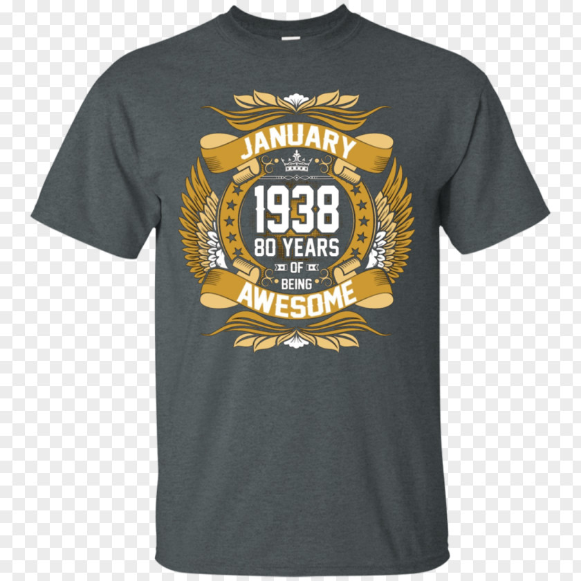 80th Anniversary T-shirt Hoodie Sleeve Spreadshirt PNG
