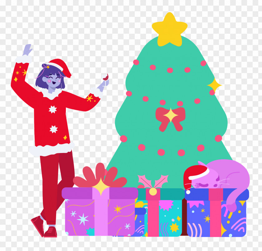 Christmas Tree Party PNG