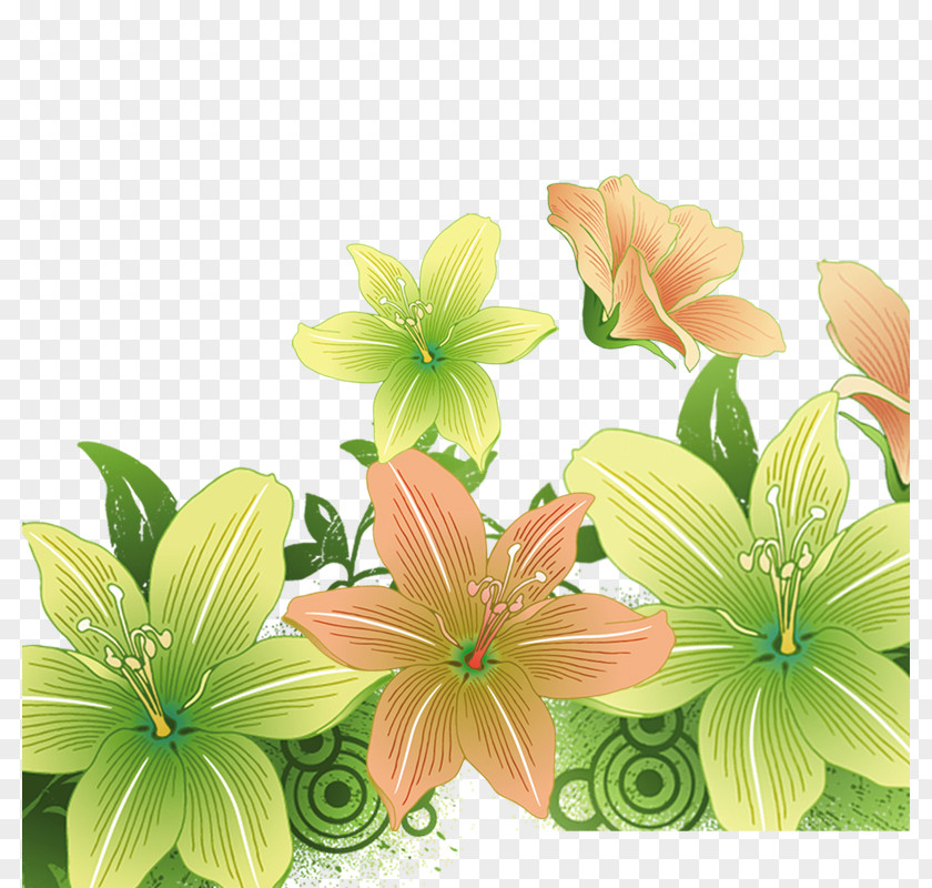Creative Flower Floral Design Poster PNG