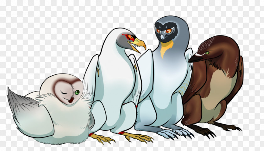 Friendly Conversation Penguin Goose Cygnini Duck Water Bird PNG