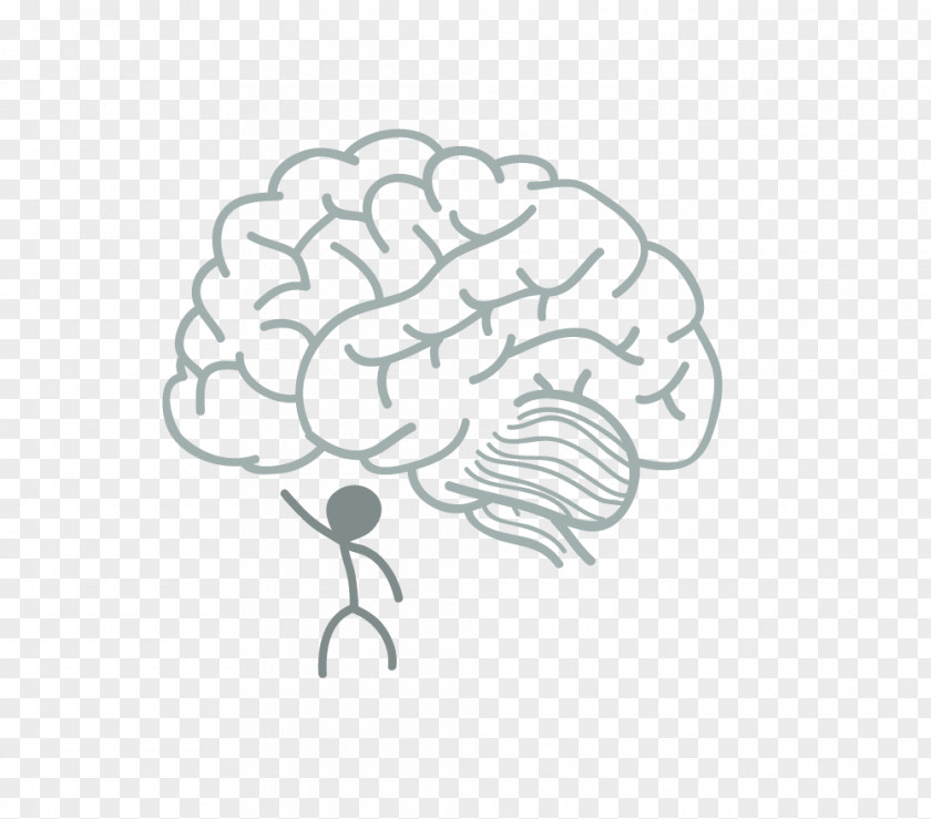 Strongest Brain Drawing PNG