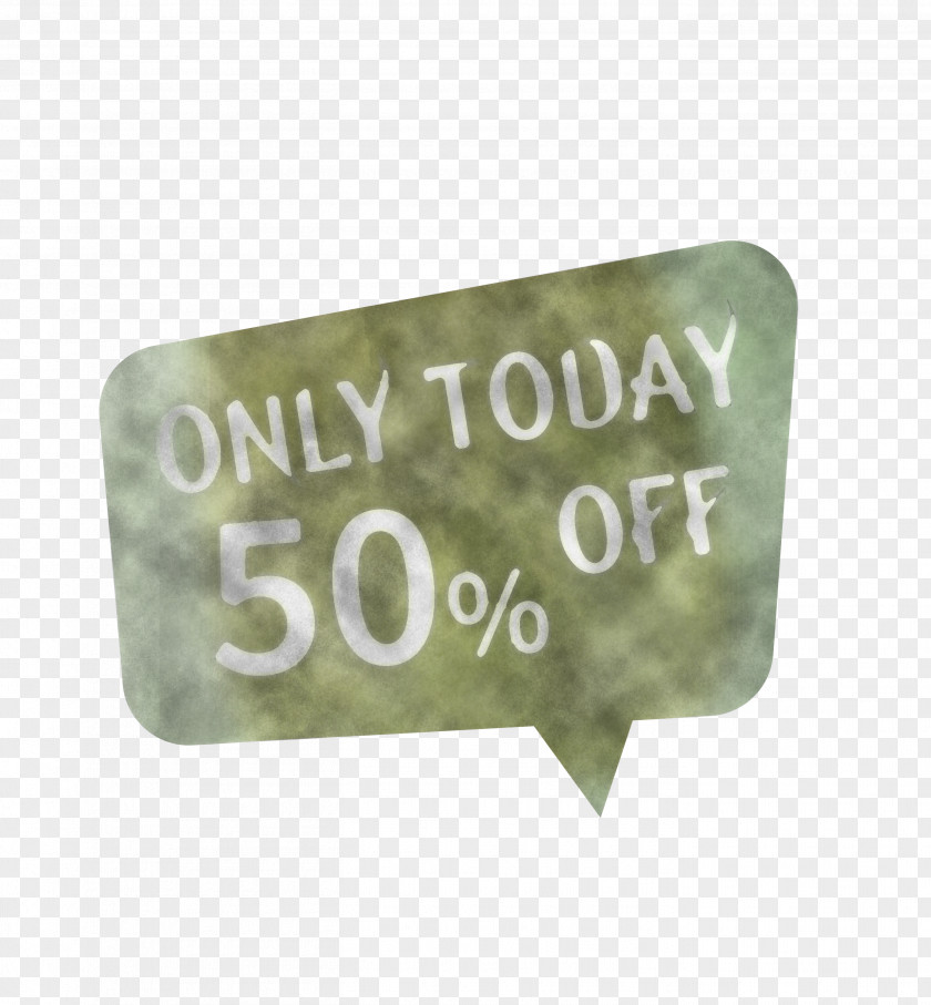 50 Off Sale Only Today PNG