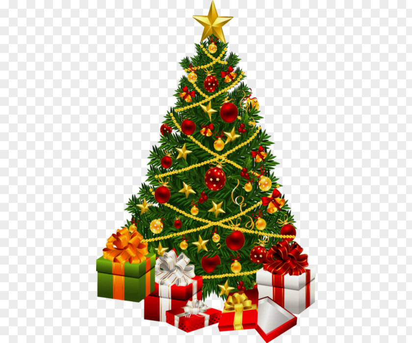 Christmas Tree Gift New Year PNG