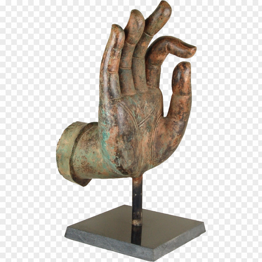Holding Hands Mudra Golden Buddha Vitarka Buddhism Bronze Sculpture PNG