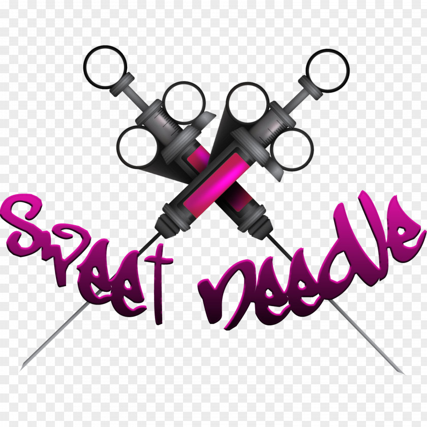 Piercing Needle Logo Brand Clip Art PNG