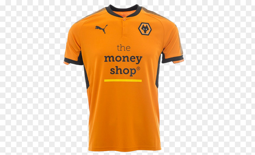 Shirt 2017–18 Wolverhampton Wanderers F.C. Season EFL Championship Kit Jersey PNG