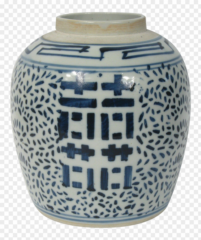 Vase Blue And White Pottery Ceramic Jar Porcelain PNG