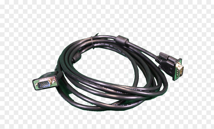 VGA Connector Coaxial Cable Electrical PNG