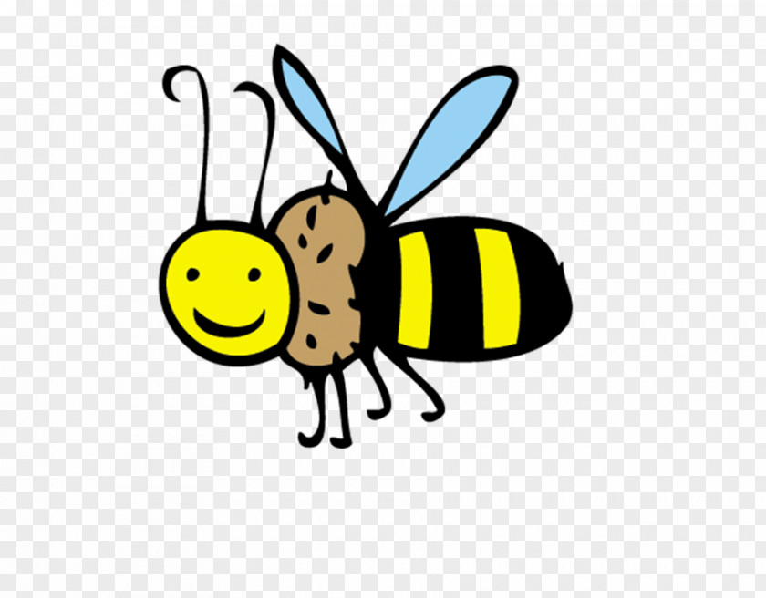 Bee Cartoon Animation PNG