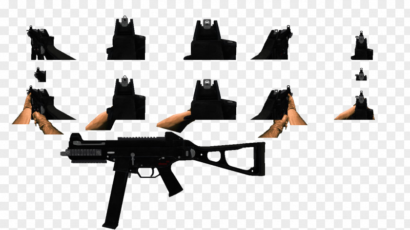 Carnival End Firearm Heckler & Koch UMP Gun PNG
