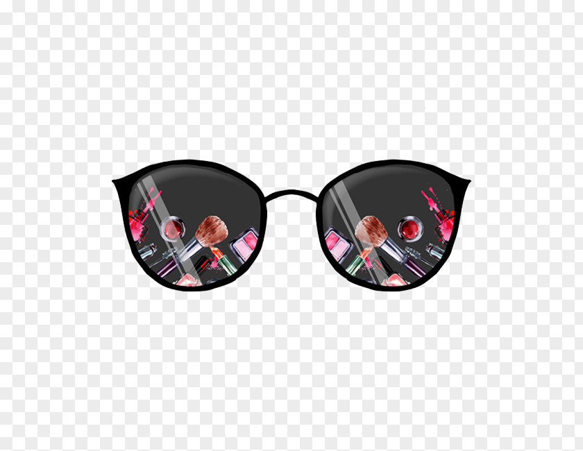 Ms. Personalized Sunglasses Sunscreen Cosmetics PNG