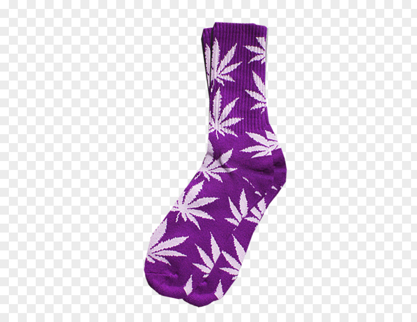 Purple Sock Clothing Accessories Footwear Hosiery PNG