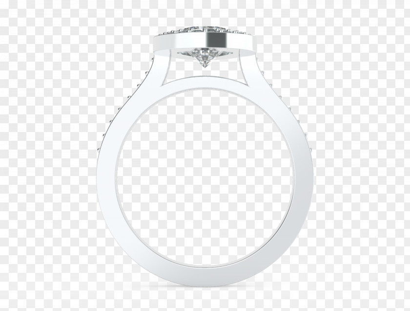 Ring Halo Silver PNG