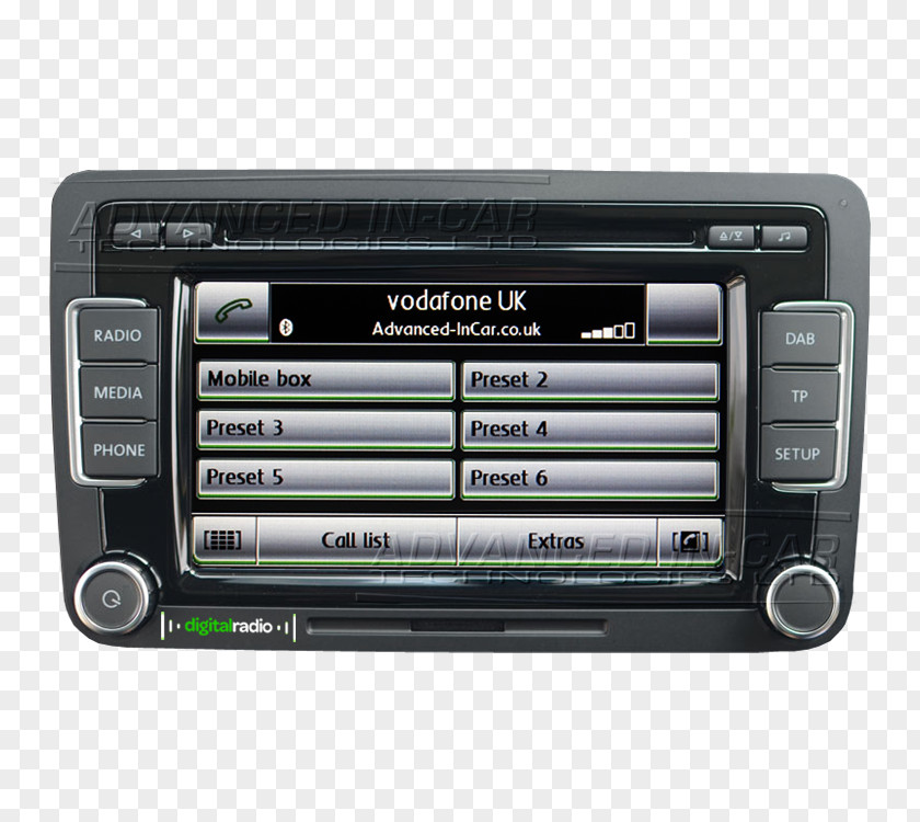 Advanced Technology Volkswagen Golf Car Vehicle Audio Mobile Phones PNG