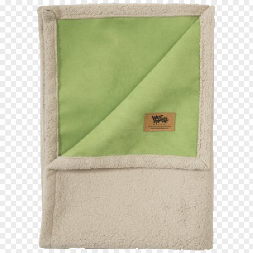 Blanket Big Sky Green Rectangle West Paw PNG