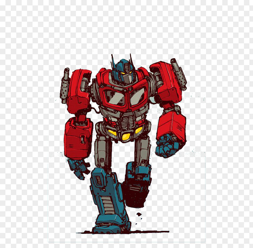 Cartoon Robot Optimus Prime Comics Drawing Transformers PNG