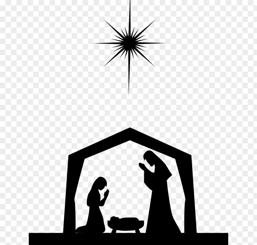 Christmas Nativity Scene Of Jesus Manger PNG