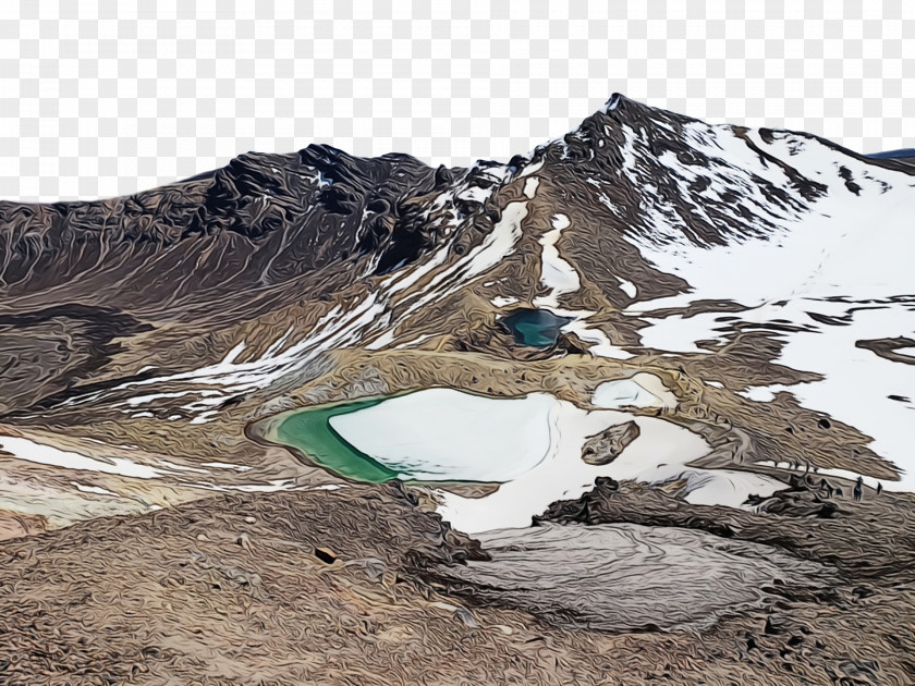 Glacial Lake Moraine Geology Crater Tarn PNG