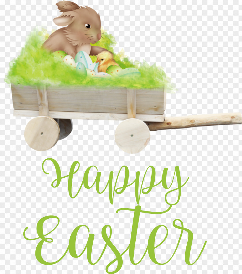 Happy Easter Day Blessing Bunny PNG