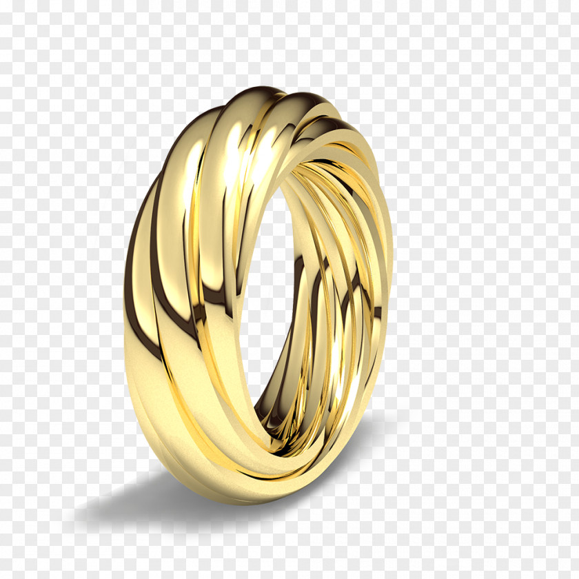 Ring Gold Carat Białe Złoto Yellow PNG