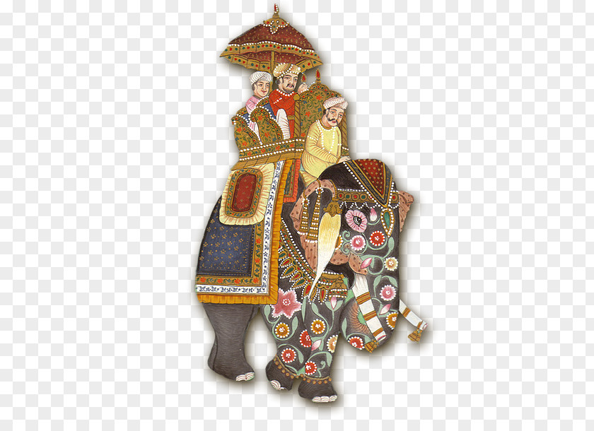 Hindu Wedding Rajasthan Mughal Empire Miniature Elephant Painting PNG